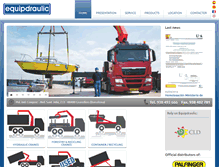 Tablet Screenshot of equipdraulic.com